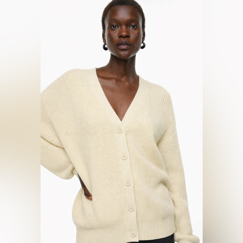 Wilfred Storybook Cardigan 100% merino wool size large